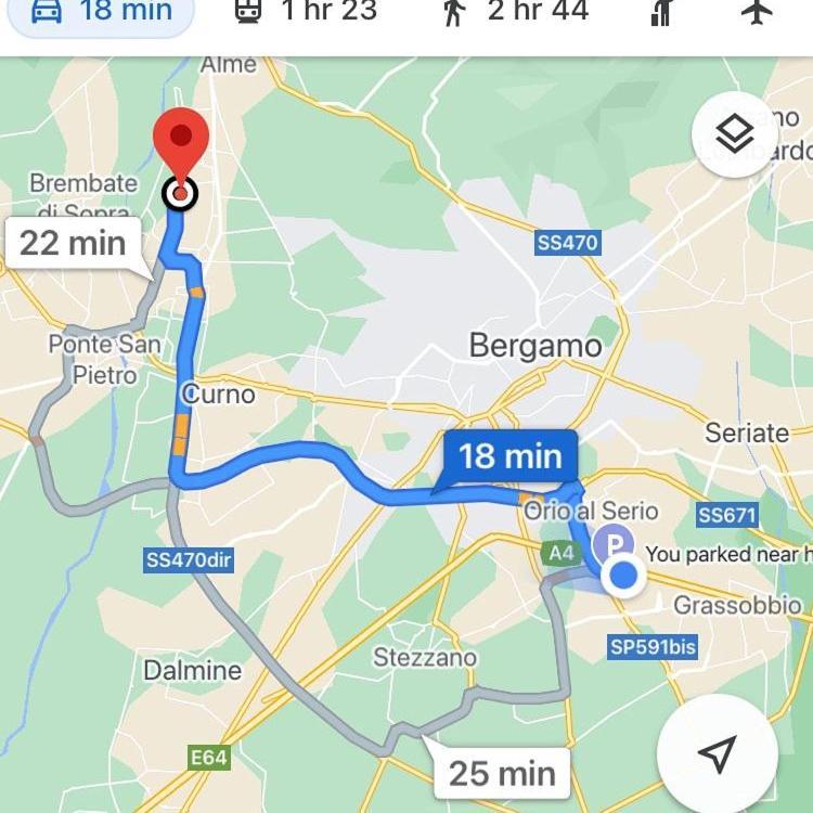 Villetta Rossini Appartamento Da Condividere Con Me Luciano Servizio Ospiti Taxi Driver Navetta No Wifi 2 Camera Da Letto Per 5 Persone Valbrembo Kültér fotó